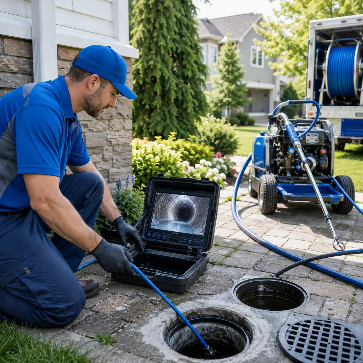 Outdoor drain cleaning professionals serving Warsaw, KY